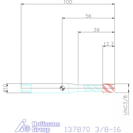 Garant Garant Master Tap gépi menetfúró HSS-E-PM 3/8-16