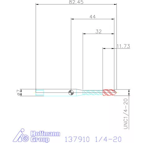 Holex Holex Pro Tap gépi menetfúró HSS-E 1/4-20