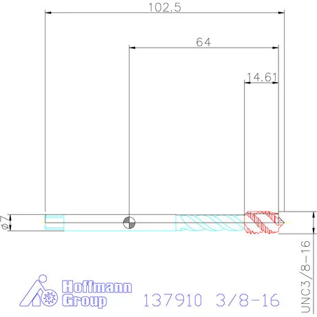 Holex Holex Pro Tap gépi menetfúró HSS-E 3/8-16