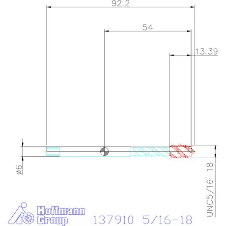 Holex Holex Pro Tap gépi menetfúró HSS-E 5/16-18