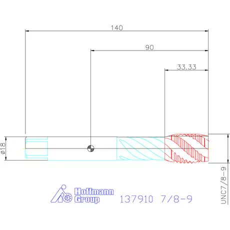 Holex Holex Pro Tap gépi menetfúró HSS-E 7/8-9