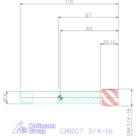Garant Garant Master Tap INOX gépi menetfúró HSS-E-PM 3/4-16