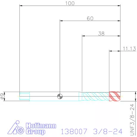 Garant Garant Master Tap INOX gépi menetfúró HSS-E-PM 3/8-24