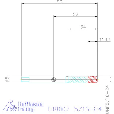 Garant Garant Master Tap INOX gépi menetfúró HSS-E-PM 5/16-24