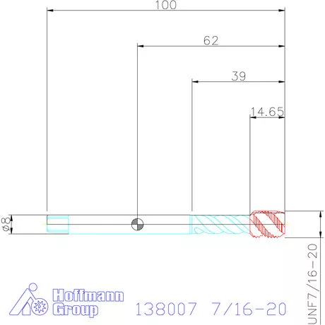 Garant Garant Master Tap INOX gépi menetfúró HSS-E-PM 7/16-20