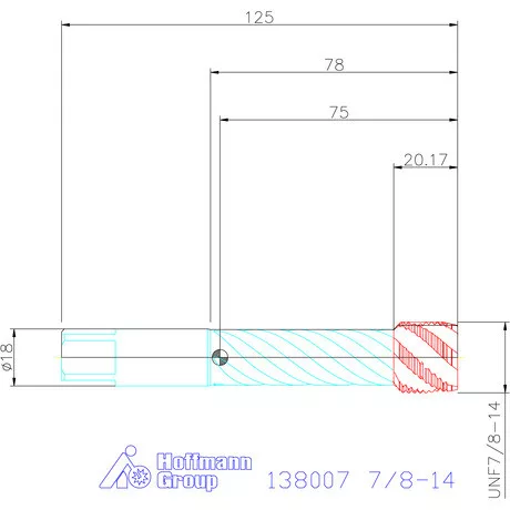 Garant Garant Master Tap INOX gépi menetfúró HSS-E-PM 7/8-14