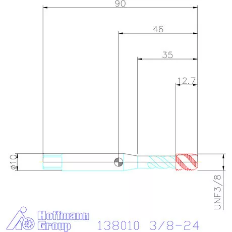 Garant Garant Master Tap gépi menetfúró HSS-E-PM 3/8-24