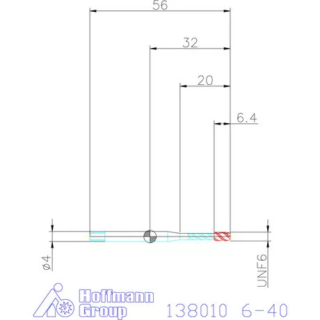 Garant Garant Master Tap gépi menetfúró HSS-E-PM 6-40
