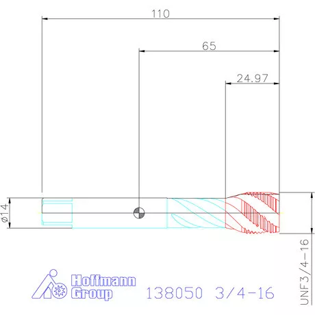 Holex Holex Pro Tap gépi menetfúró HSS-E 3/4-16
