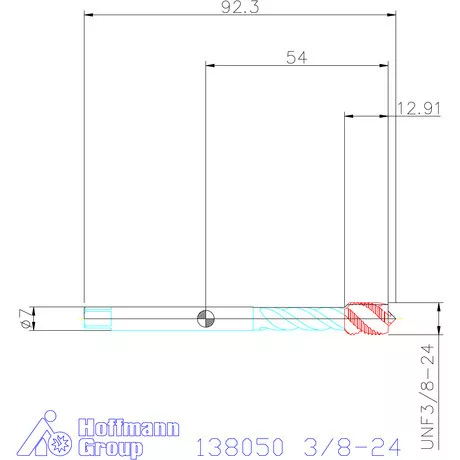 Holex Holex Pro Tap gépi menetfúró HSS-E 3/8-24
