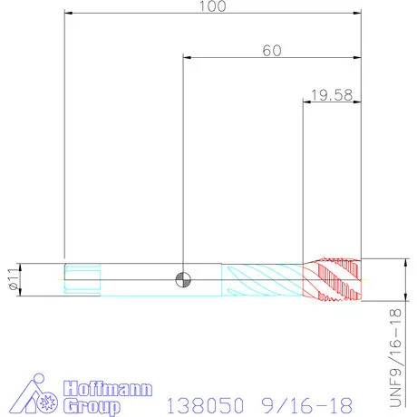 Holex Holex Pro Tap gépi menetfúró HSS-E 9/16-18