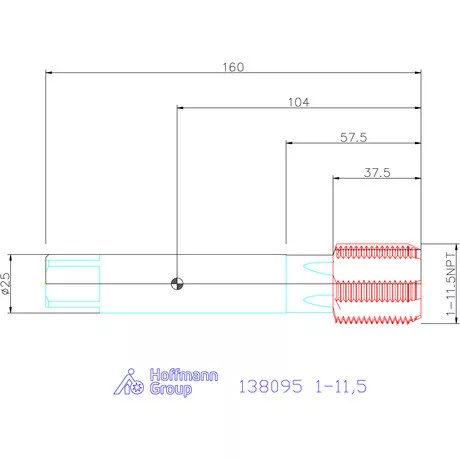 Holex Holex Clever Tap gépi menetfúró HSS-E 1-11,5