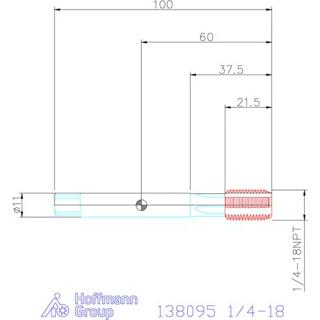 Holex Holex Clever Tap gépi menetfúró HSS-E 1/4-18