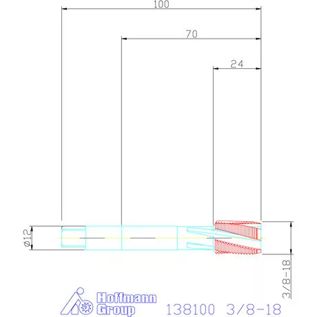 Garant Gépi menetfúró HSS-E-PM 3/8-18