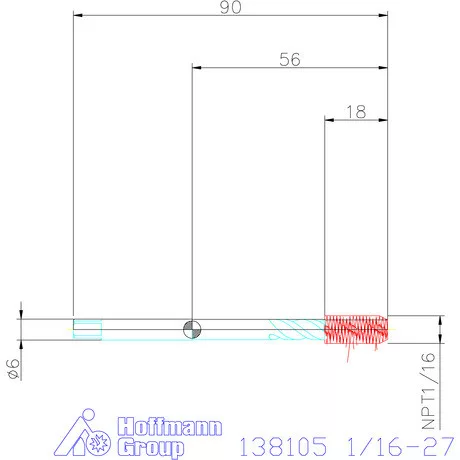 Garant Garant Master Tap gépi menetfúró HSS-E-PM 1/16-27