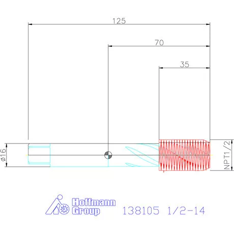 Garant Garant Master Tap gépi menetfúró HSS-E-PM 1/2-14