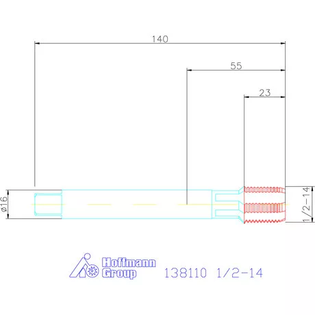 Garant Gépi menetfúró HSS-E 1/2-14
