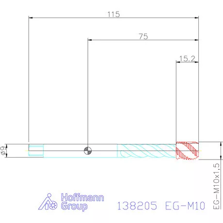 Garant Garant Master Tap Alu gépi menetfúró huzalmenet betétekhez EG-M10