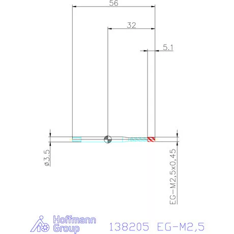 Garant Garant Master Tap Alu gépi menetfúró huzalmenet betétekhez EG-M2,5