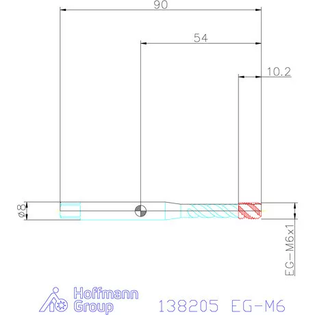 Garant Garant Master Tap Alu gépi menetfúró huzalmenet betétekhez EG-M6