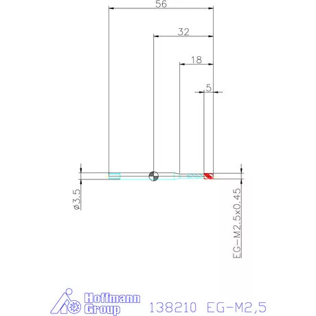 Garant Garant Master Tap gépi menetfúró huzalmenet betétekhez HSS-E-PM EG-M2,5