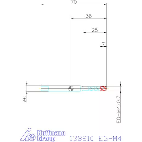 Garant Garant Master Tap gépi menetfúró huzalmenet betétekhez HSS-E-PM EG-M4