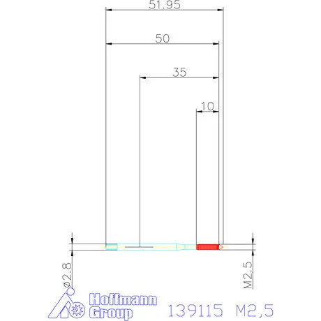 Garant Gépi menetformázó kenőhorony nélkül HSS-E-PM 6HX M2,5