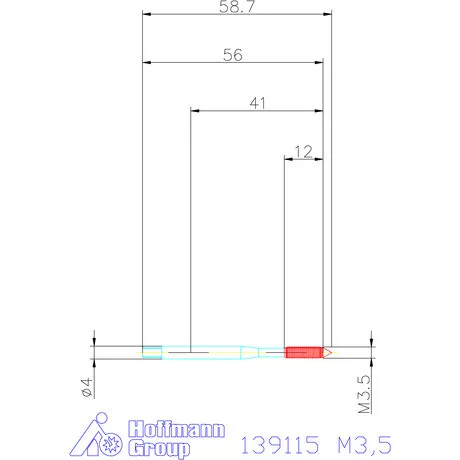 Garant Gépi menetformázó kenőhorony nélkül HSS-E-PM 6HX M3,5