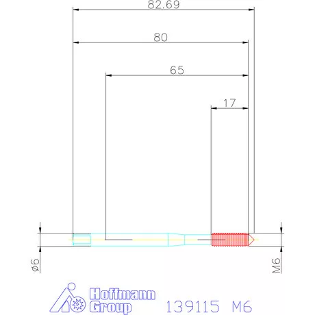 Garant Gépi menetformázó kenőhorony nélkül HSS-E-PM 6HX M6
