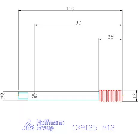Garant Gépi menetformázó kenőhorony nélkül HSS-E-PM 6HX M12