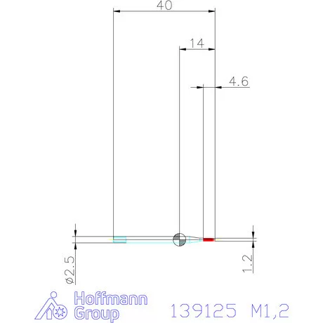 Garant Gépi menetformázó kenőhorony nélkül HSS-E-PM 6HX M1,2