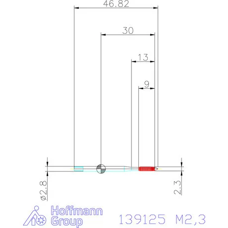 Garant Gépi menetformázó kenőhorony nélkül HSS-E-PM 6HX M2,3