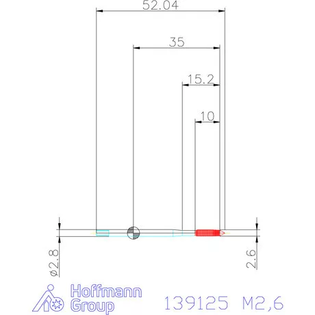 Garant Gépi menetformázó kenőhorony nélkül HSS-E-PM 6HX M2,6