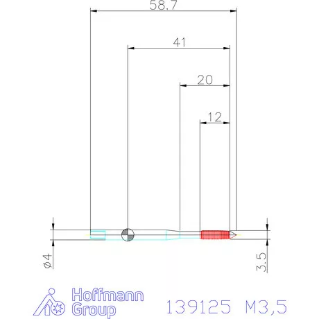 Garant Gépi menetformázó kenőhorony nélkül HSS-E-PM 6HX M3,5
