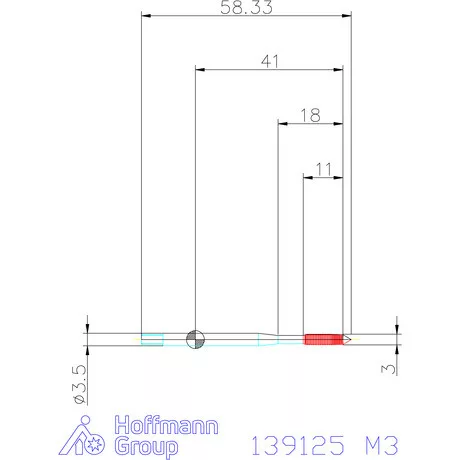 Garant Gépi menetformázó kenőhorony nélkül HSS-E-PM 6HX M3
