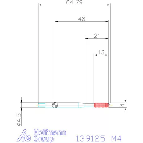Garant Gépi menetformázó kenőhorony nélkül HSS-E-PM 6HX M4