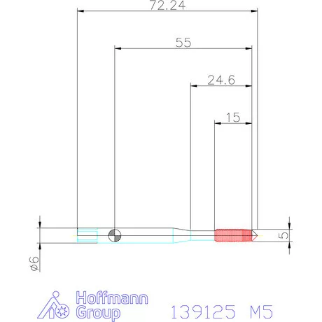Garant Gépi menetformázó kenőhorony nélkül HSS-E-PM 6HX M5
