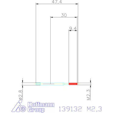 Holex Gépi menetformázó kenőhorony nélkül HSS-E 6HX M2,3