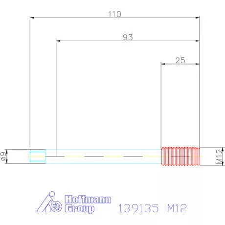 Garant Gépi menetformáló kenőhorony nélkül HSS-E-PM 6GX M12