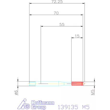 Garant Gépi menetformáló kenőhorony nélkül HSS-E-PM 6GX M5
