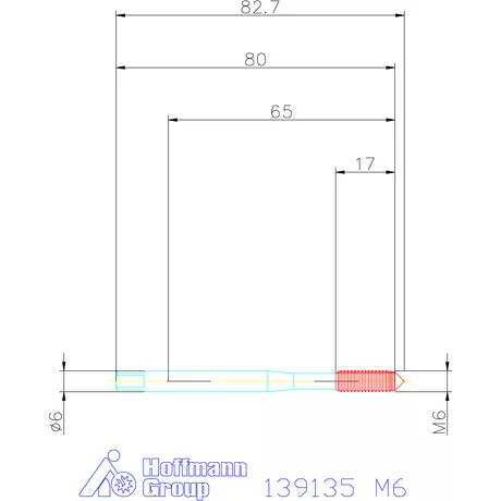 Garant Gépi menetformáló kenőhorony nélkül HSS-E-PM 6GX M6