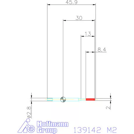 Holex Gépi menetformázó kenőhorony nélkül HSS-E 6GX M2