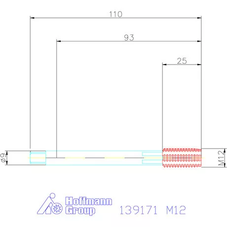 Garant Gépi menetformázó kenőhornyokkal HSSE-PM Form C 6HX M12