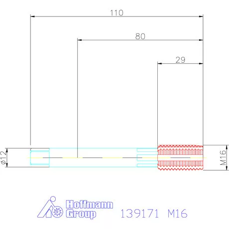 Garant Gépi menetformázó kenőhornyokkal HSSE-PM Form C 6HX M16