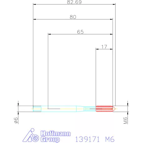 Garant Gépi menetformázó kenőhornyokkal HSSE-PM Form C 6HX M6