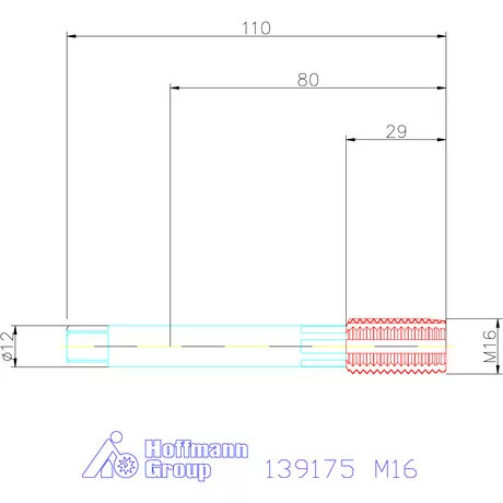 Garant Gépi menetformázó kenőhornyokkal HSS-E-PM Form C 6HX M16
