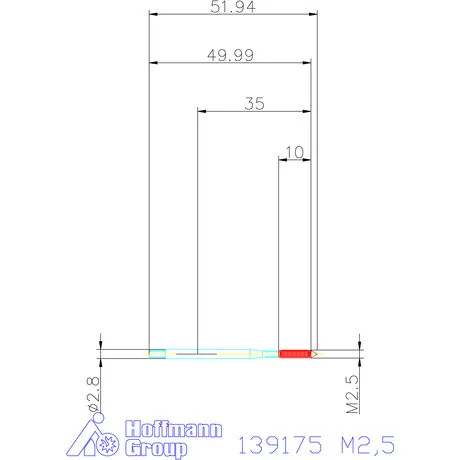 Garant Gépi menetformázó kenőhornyokkal HSS-E-PM Form C 6HX M2,5