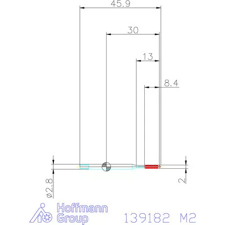 Holex Gépi menetformázó kenőhornyokkal HSS-E Form C 6HX M2