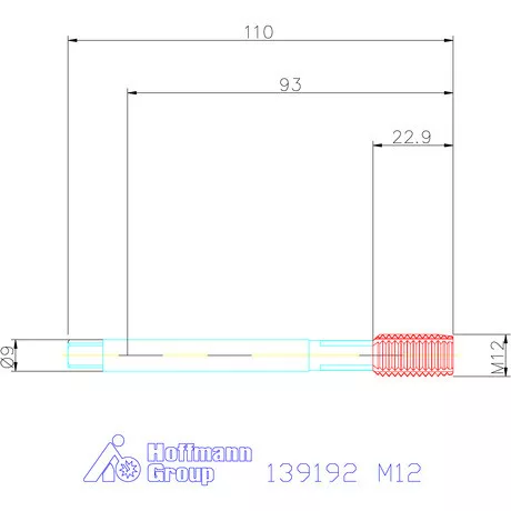 Holex Gépi menetformázó kenőhornyokkal HSS-E Form C 6GX M12