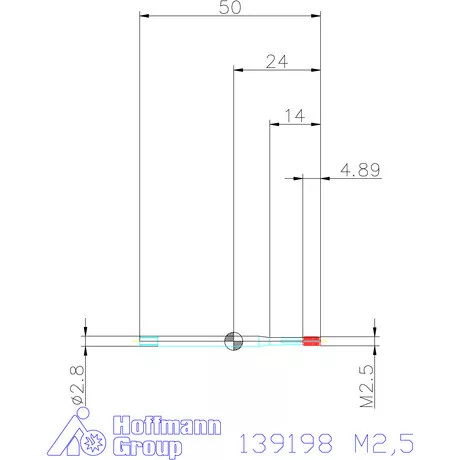 Garant Gépi menetformázó kenőhornyokkal HSS-E-PM Form E 6HX M2,5